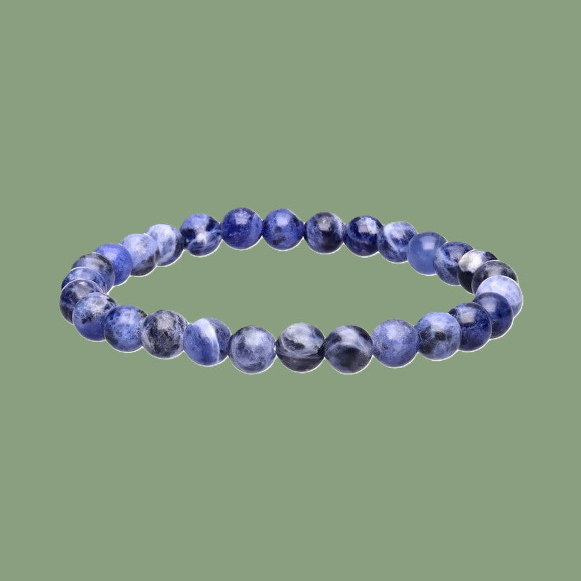 Bracelet en sodalite de 6 mm
