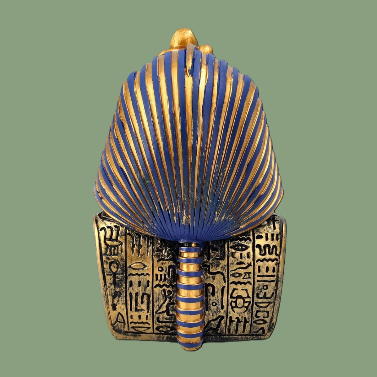 Buste du Pharaon Toutankhamon – Figurine Ornementale (12,5 cm)