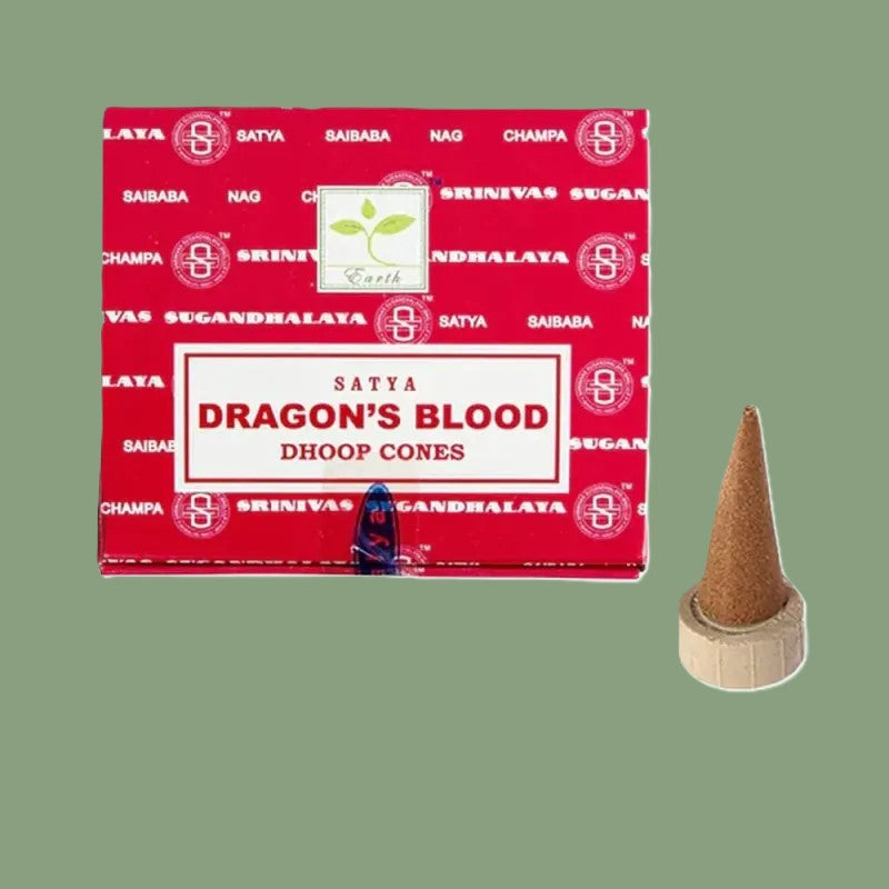Cônes d'Encens Naturel Sang de Dragon (Dragon's Blood) – Satya