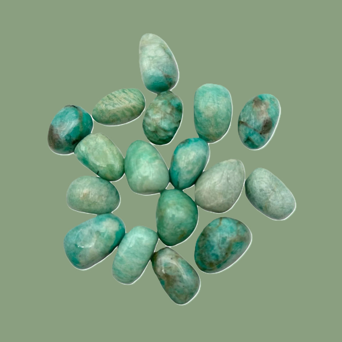 Pierre Roulée en Amazonite