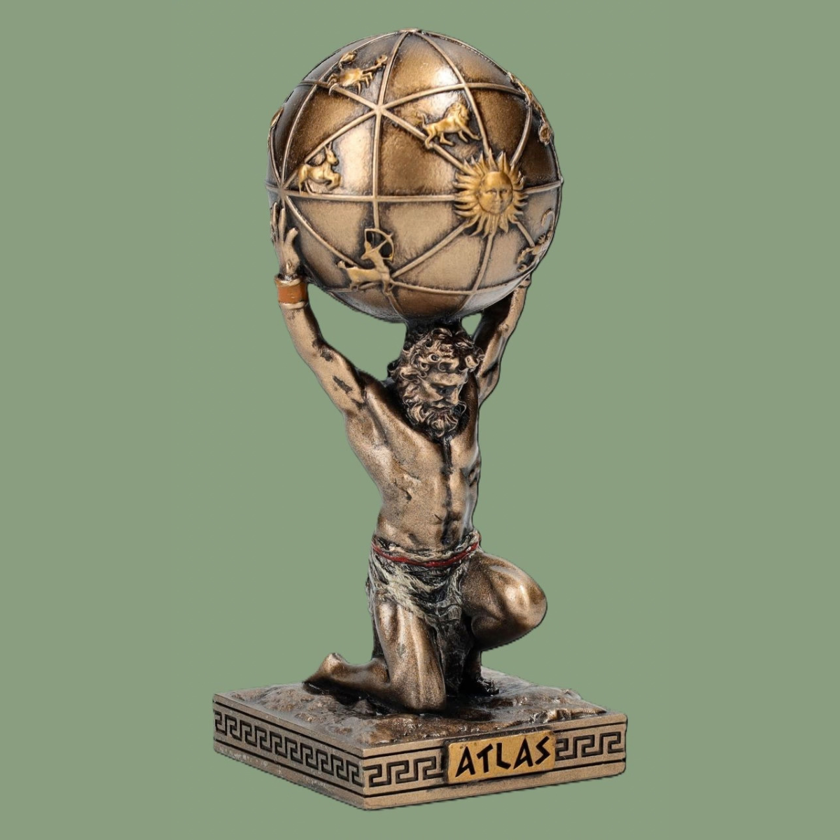 Figurine d’Atlas (Titan Grec) – Véronèse (9,5 cm)
