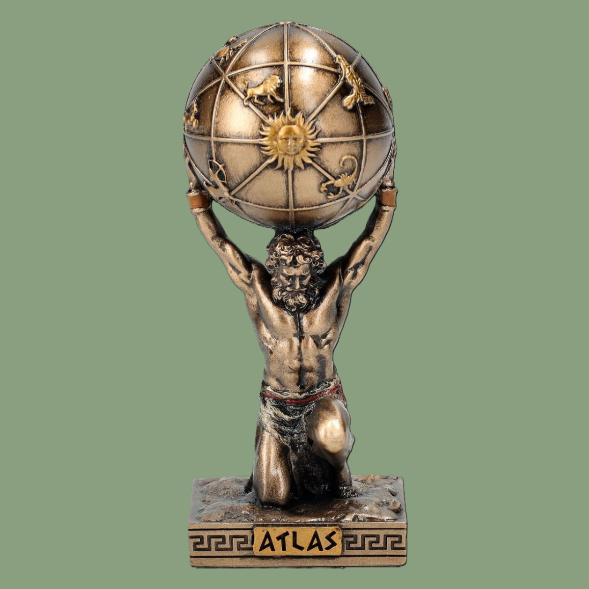 Figurine d’Atlas (Titan Grec) – Véronèse (9,5 cm)