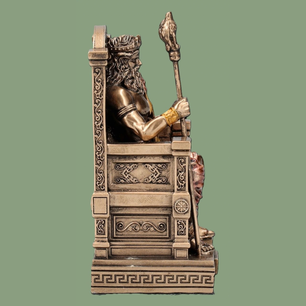 Figurine de Zeus sur le Trône (Dieu Grec) – Veronese (9 cm)