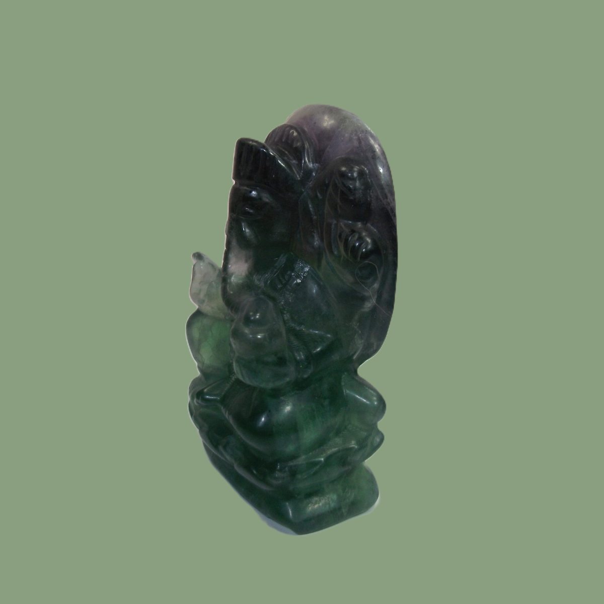 Statuette Ganesh en Fluorine Multicolore
