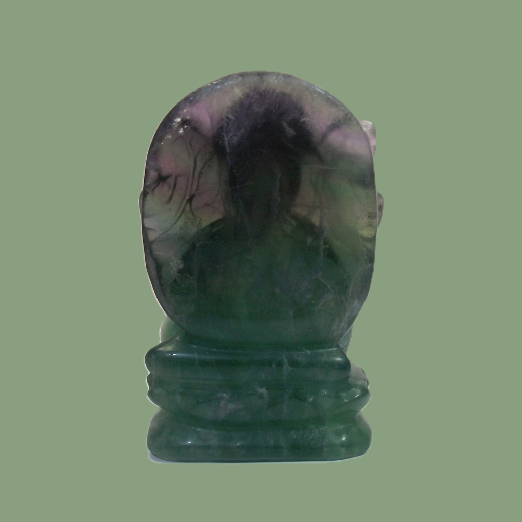 Statuette Ganesh en Fluorine Multicolore