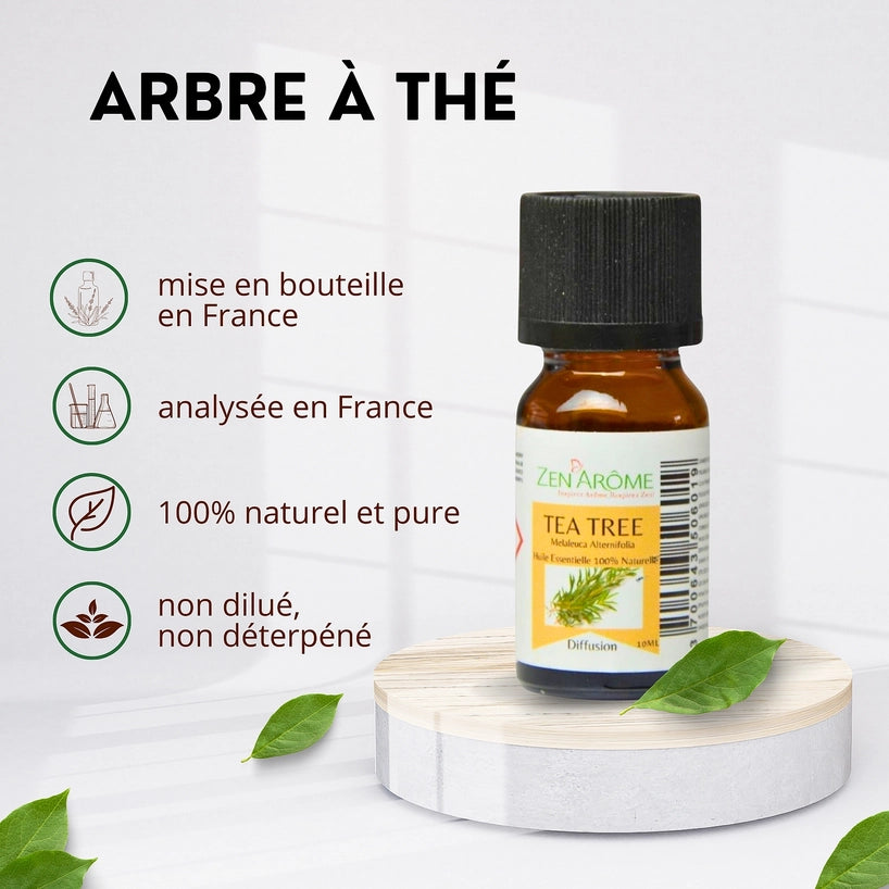 Huile Essentielle Arbre à Thé — 100% Naturelle — 10ml