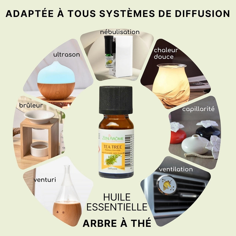Huile Essentielle Arbre à Thé — 100% Naturelle — 10ml