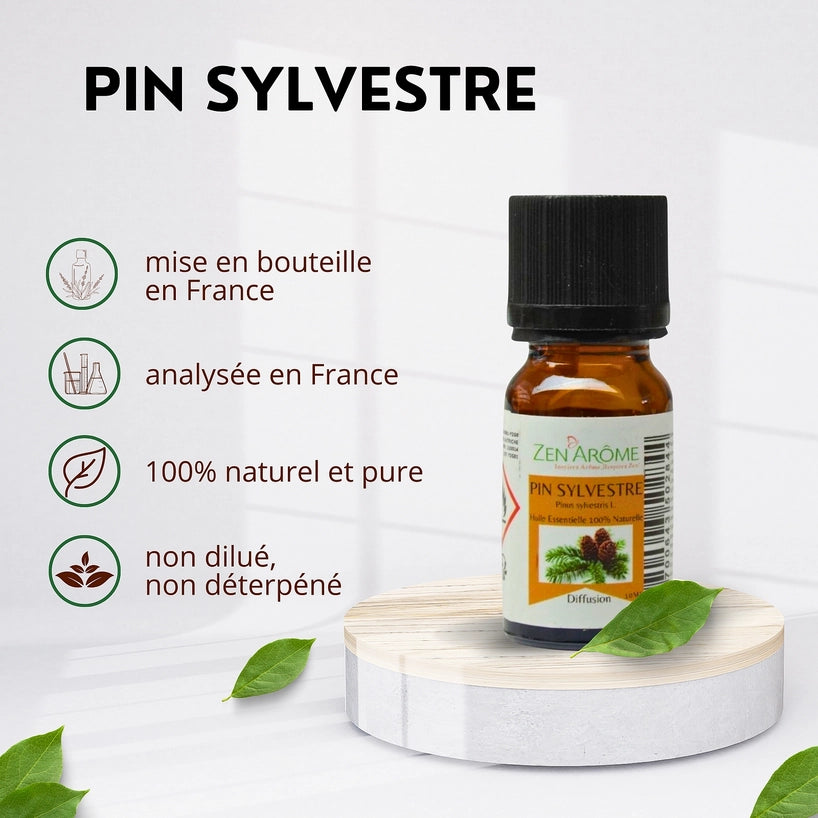 Huile Essentielle Pin Sylvestre — 100% Naturelle — 10ml