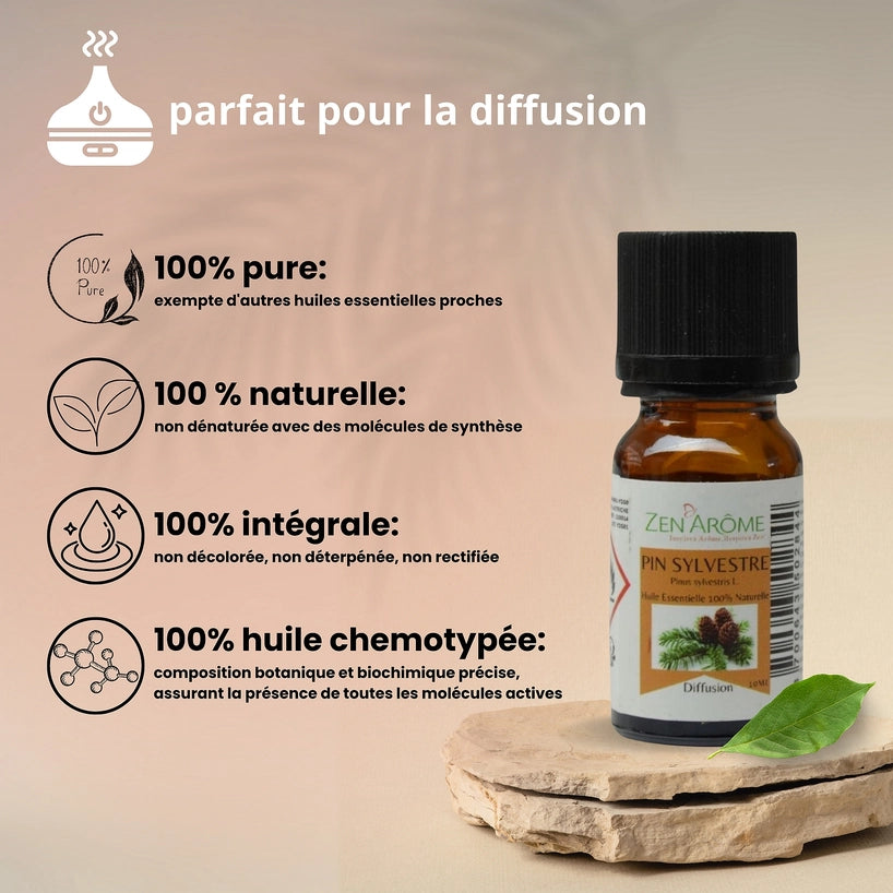 Huile Essentielle Pin Sylvestre — 100% Naturelle — 10ml