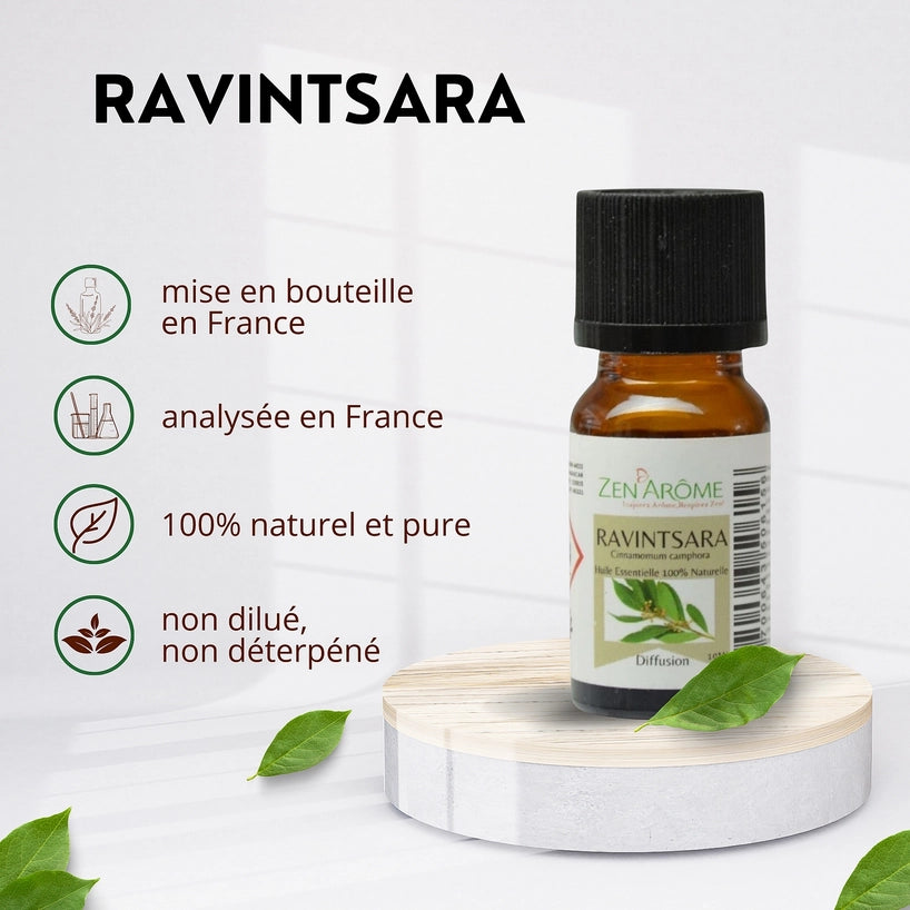Huile Essentielle Ravintsara — 100% Naturelle — 10ml