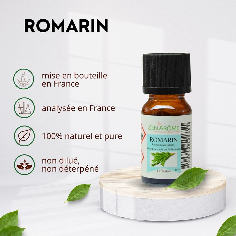 Huile Essentielle Romarin — 100% Naturelle — 10ml