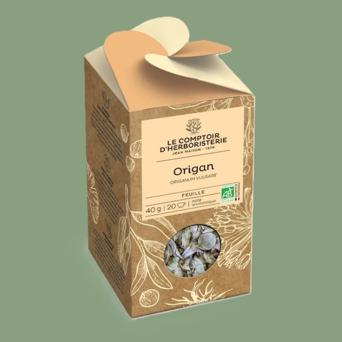 Infusion Origan Bio – Feuilles d’origan (40 g)