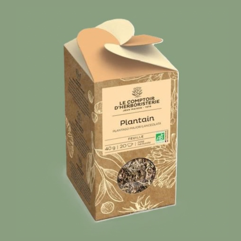 Infusion Plantain Bio – Feuilles (40 g)