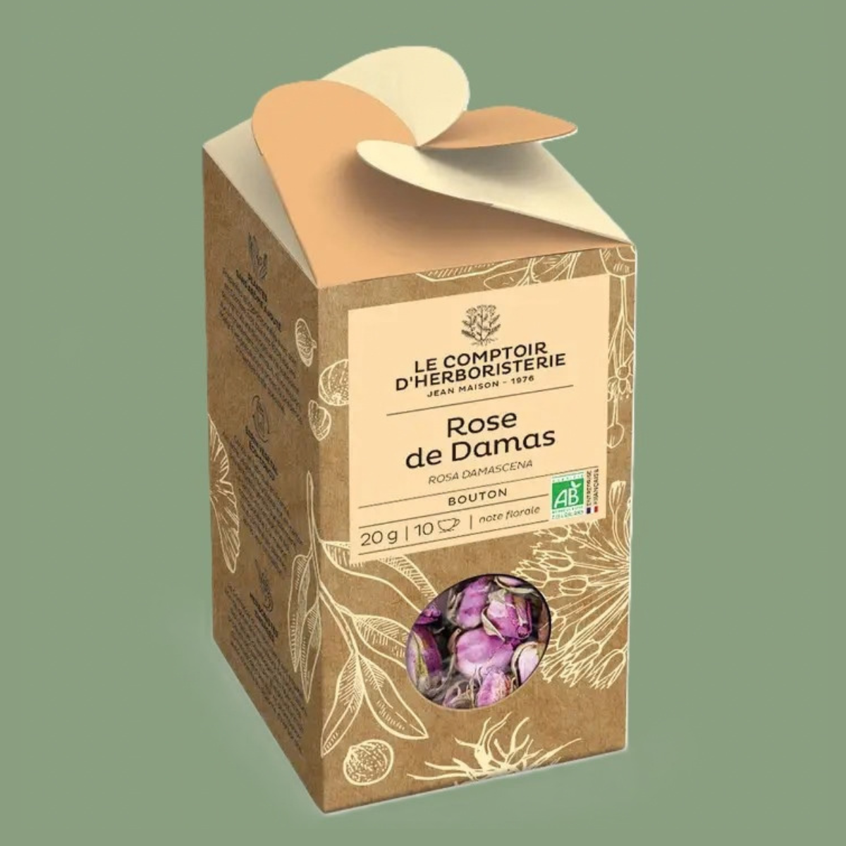 Infusion Rose de Damas Bio – Boutons de rose (20 g)