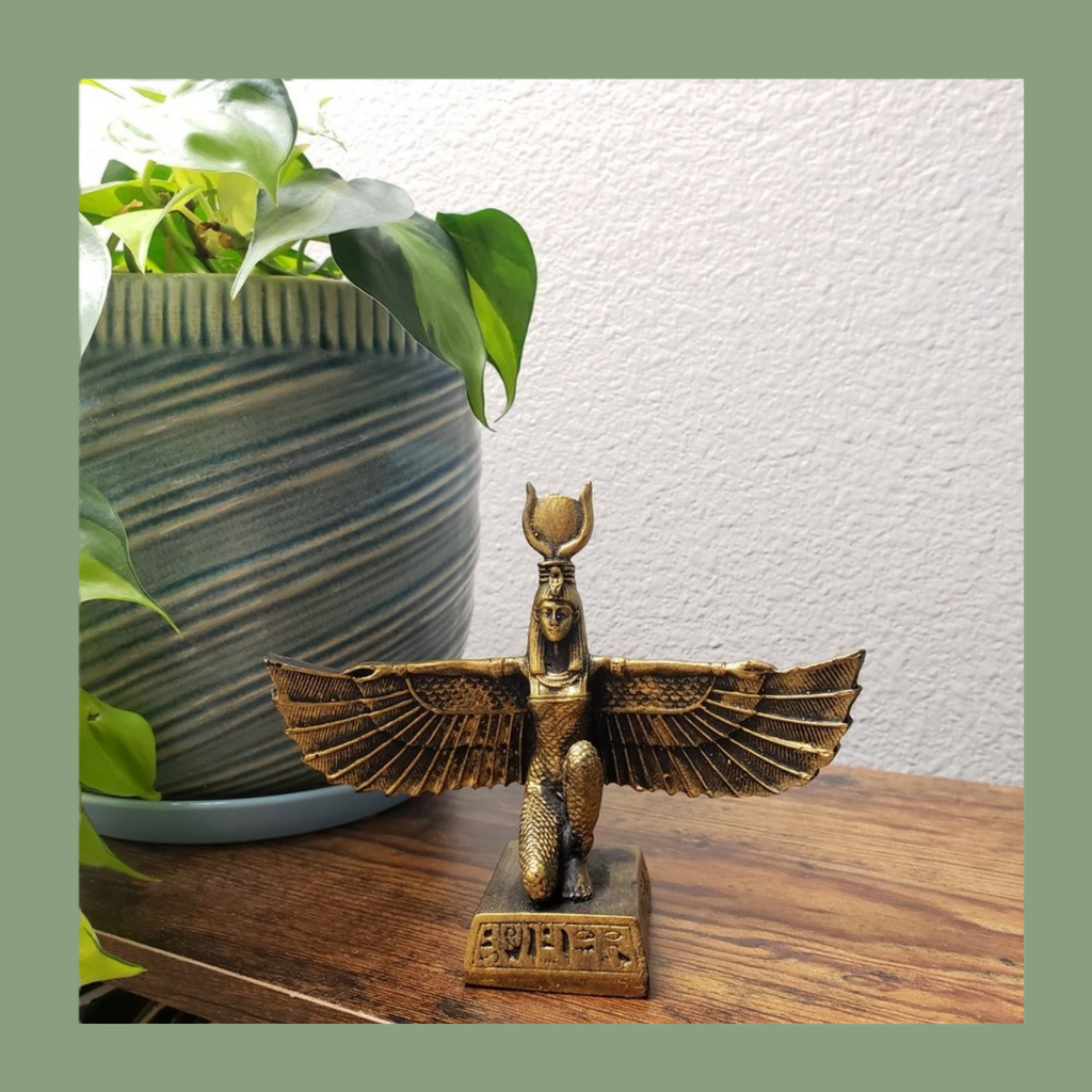 Statuette Isis Ailée – Déesse Égyptienne