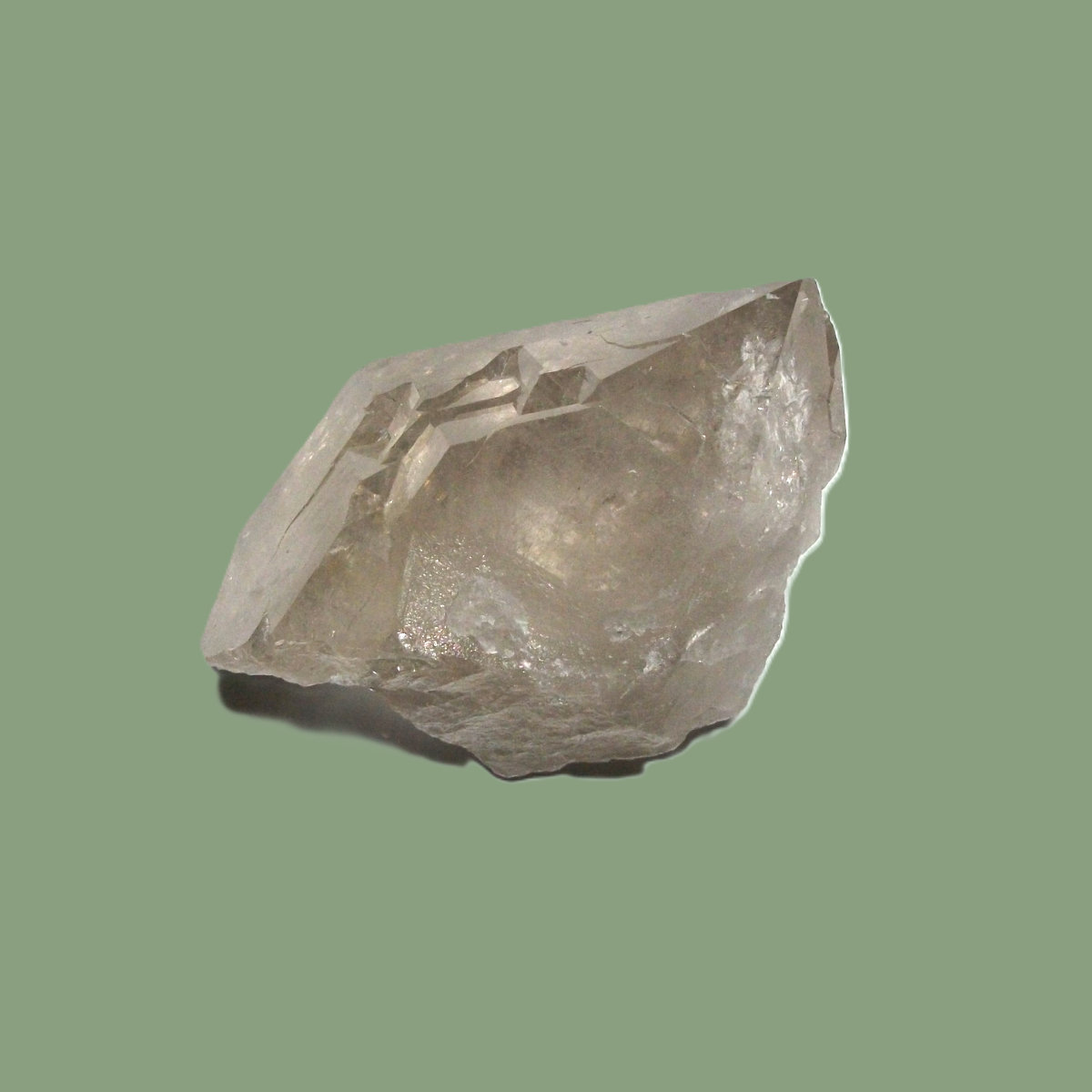 Quartz Fenestré Flottant (Habitus Dauphiné) – Massif de Chamonix