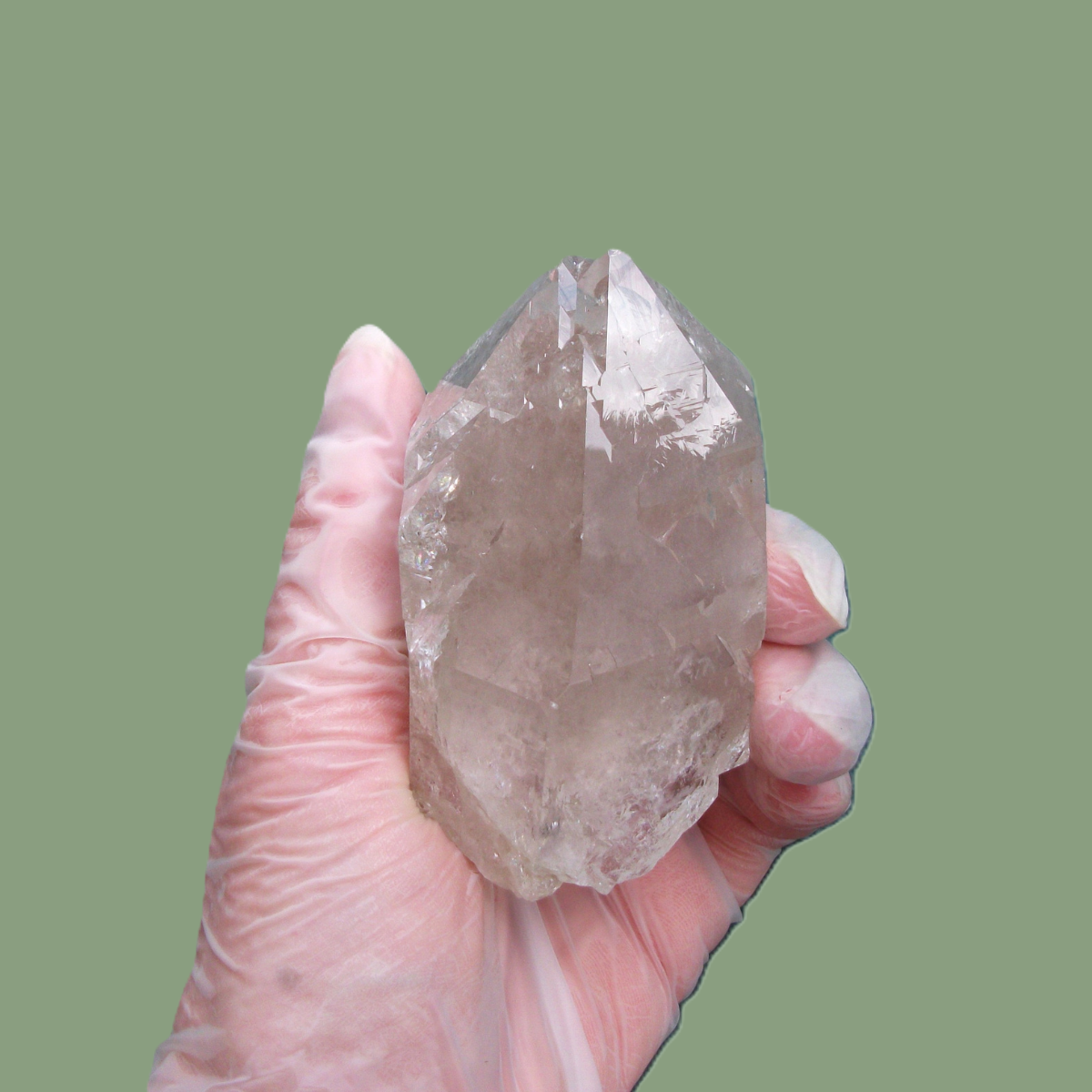 Quartz Fenestré Flottant (Habitus Dauphiné) – Massif de Chamonix