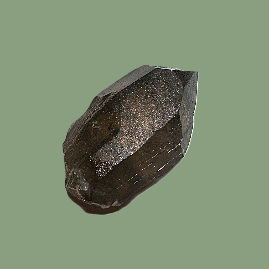 Quartz Fumé Sombre (Habitus Daupiné) – Massif de Chamonix