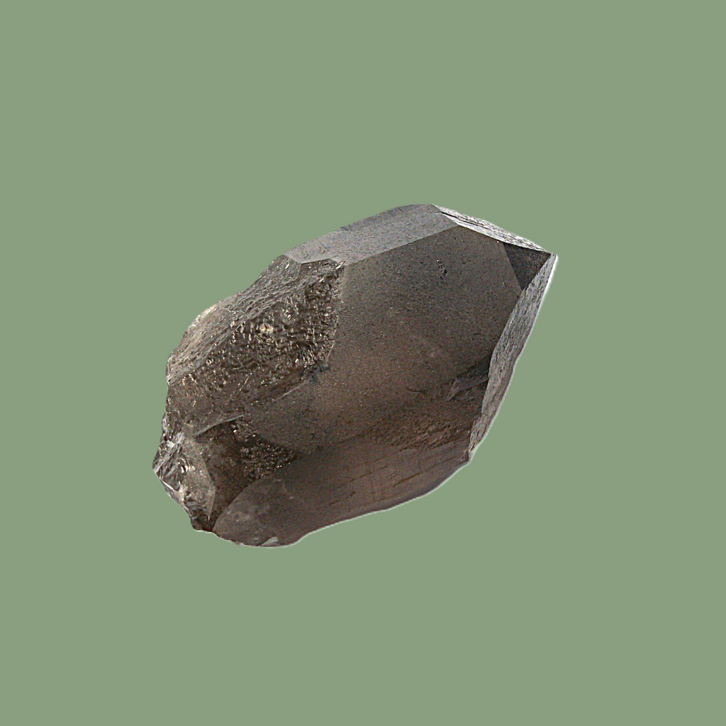 Quartz Fumé Sombre (Habitus Daupiné) – Massif de Chamonix