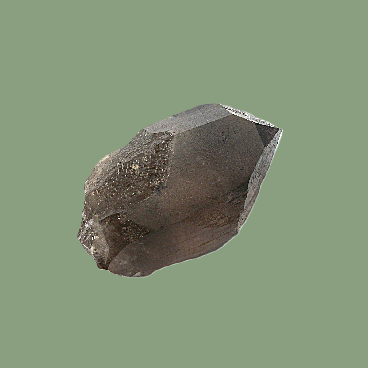 Quartz Fumé Sombre (Habitus Daupiné) – Massif de Chamonix