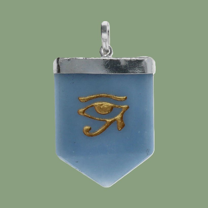 Pendentif en quartz bleu Horus BP