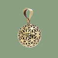 Pendentif sphère Fleur de Vie