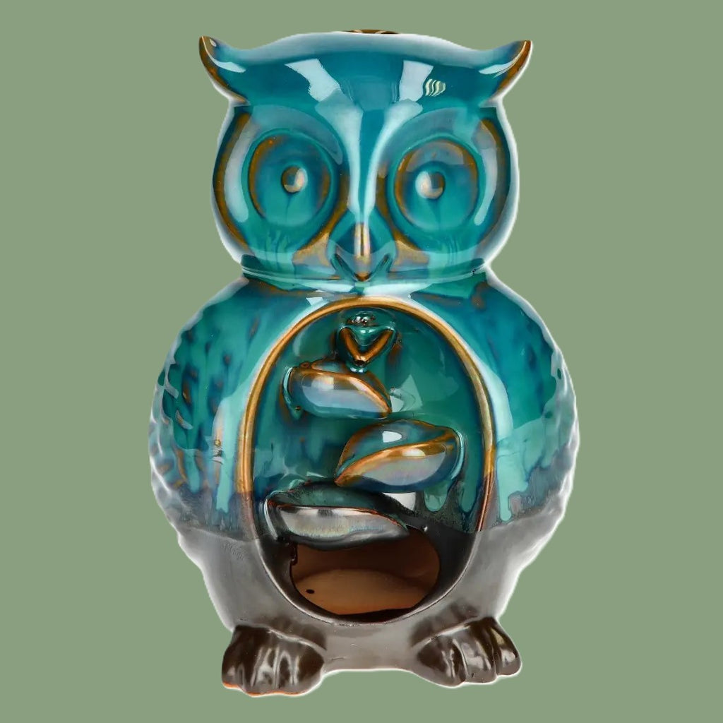 Hibou Porte-Encens « Reflux de Fumée » (Backflow)