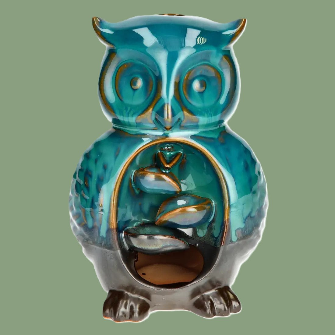 Hibou Porte-Encens « Reflux de Fumée » (Backflow)