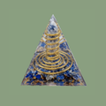 Pyramide d'Orgone en Lapis-Lazuli, Sodalite & Double Pointe