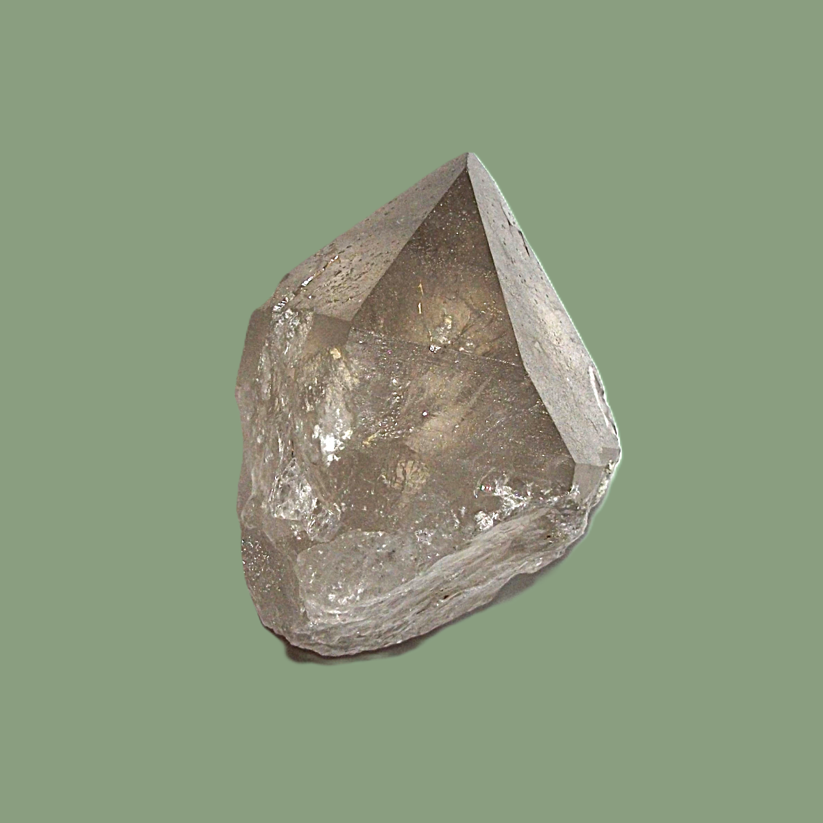 Groupe de Quartz Fumé Clair à Habitus Daupiné – Massif de Chamonix