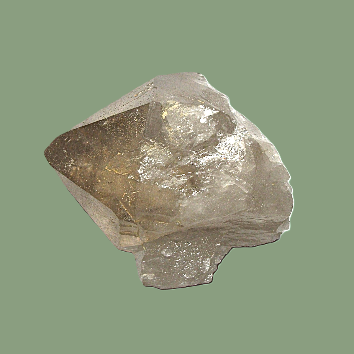 Groupe de Quartz Fumé Clair à Habitus Daupiné – Massif de Chamonix