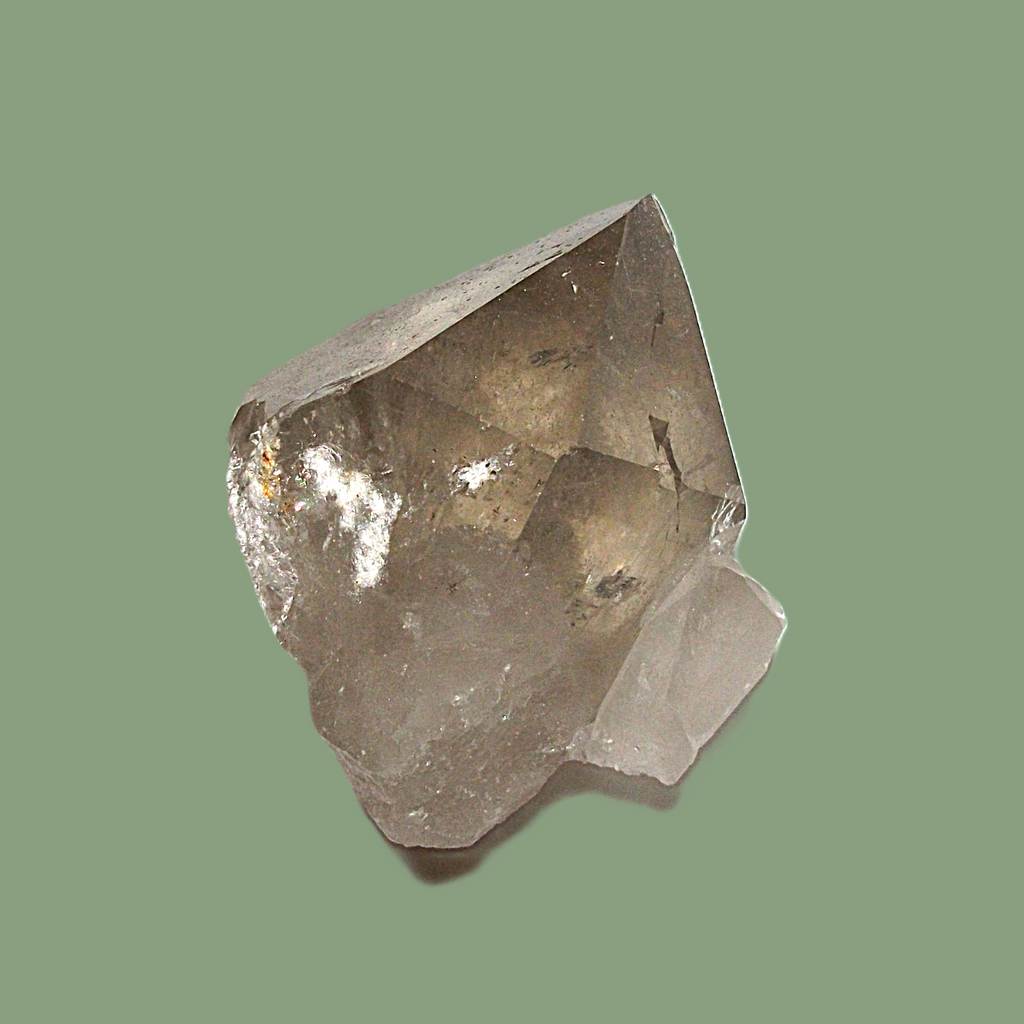 Groupe de Quartz Fumé Clair à Habitus Daupiné – Massif de Chamonix