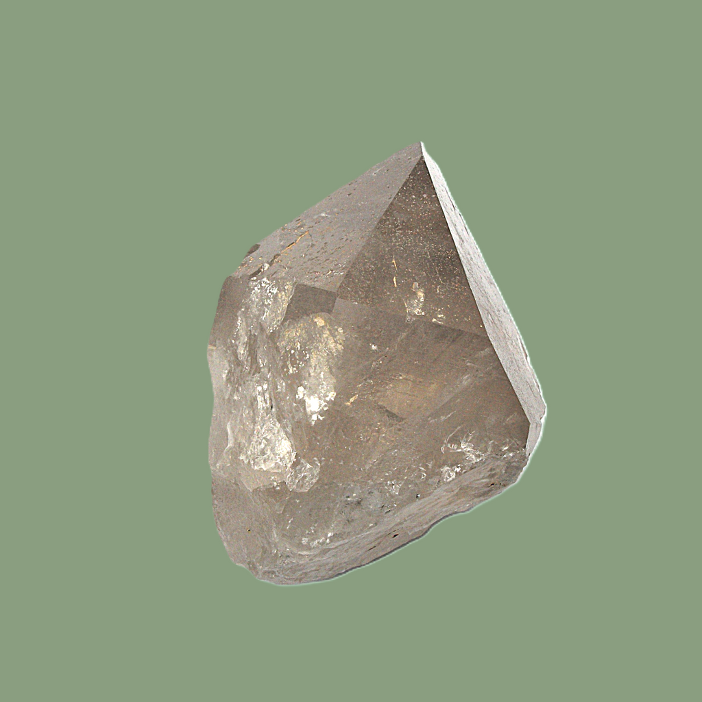 Groupe de Quartz Fumé Clair à Habitus Daupiné – Massif de Chamonix