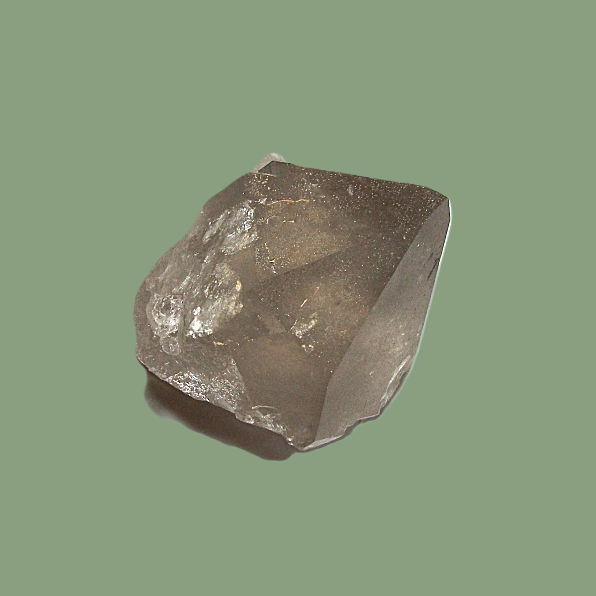 Groupe de Quartz Fumé Clair à Habitus Daupiné – Massif de Chamonix