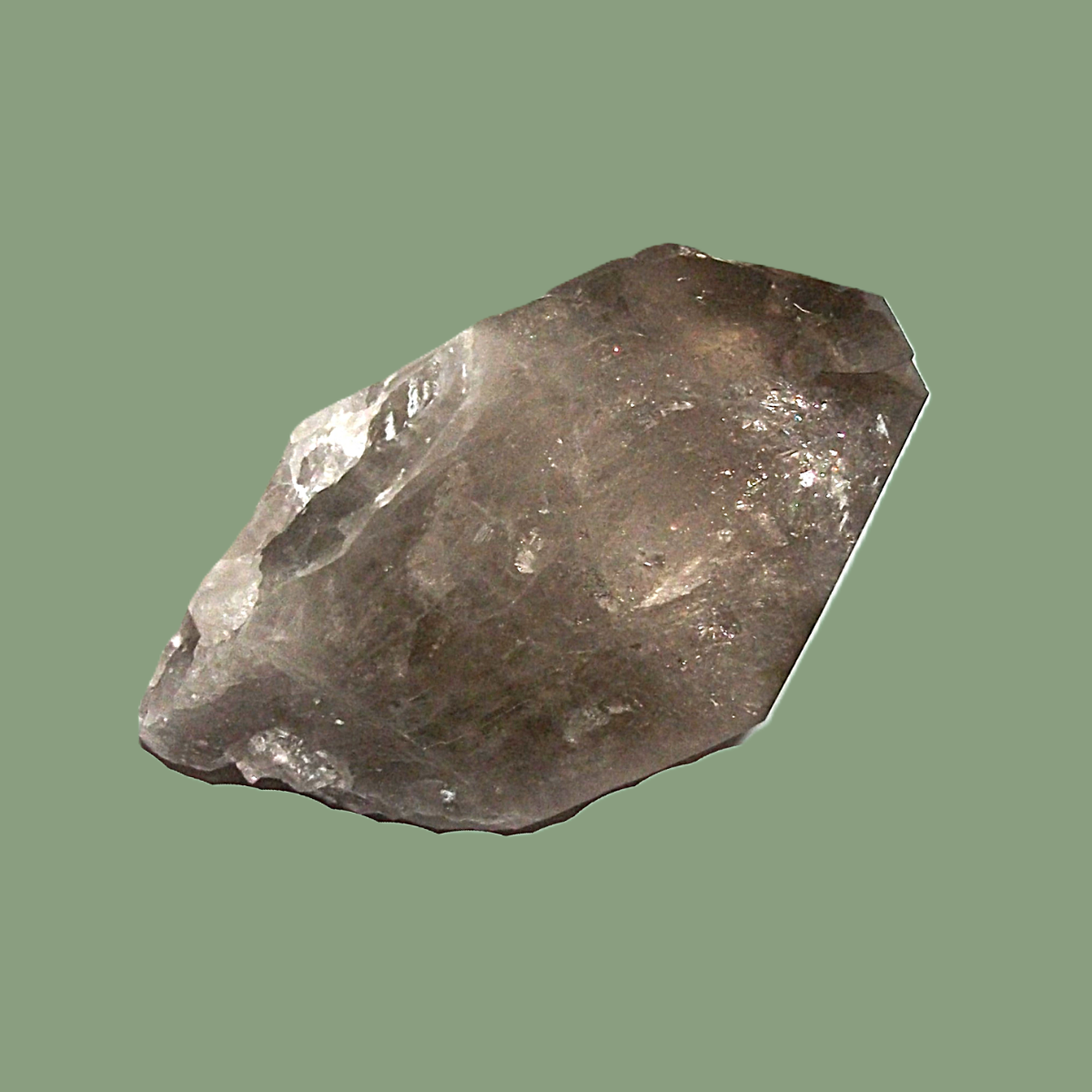 Cristal de Quartz Fumé Habitus « Dauphiné » – Massif de Chamonix