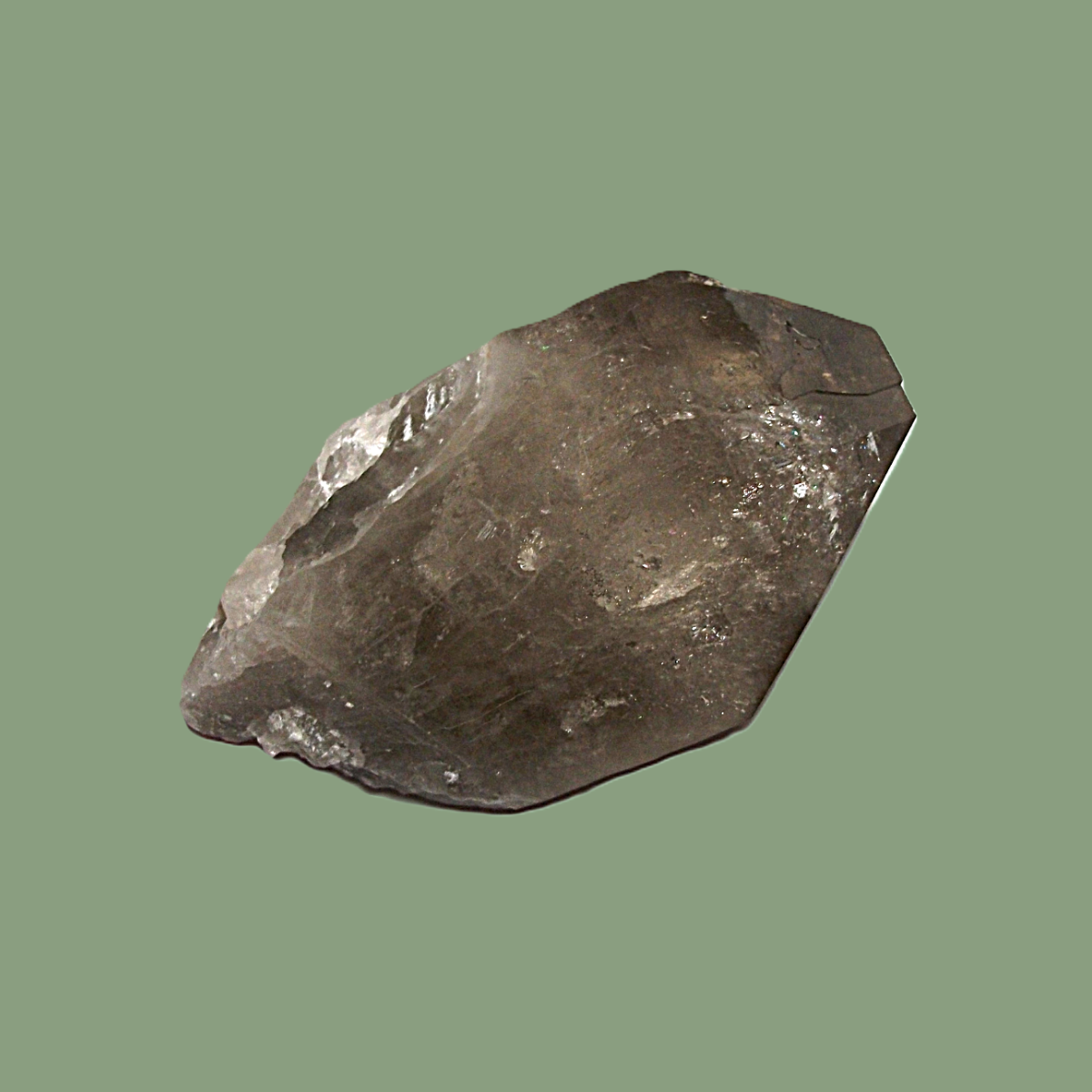 Cristal de Quartz Fumé Habitus « Dauphiné » – Massif de Chamonix