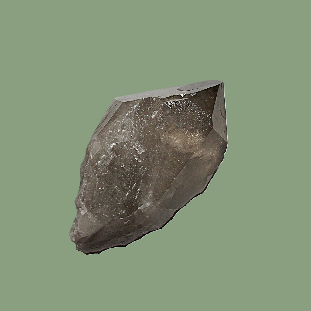 Cristal de Quartz Fumé Habitus « Dauphiné » – Massif de Chamonix