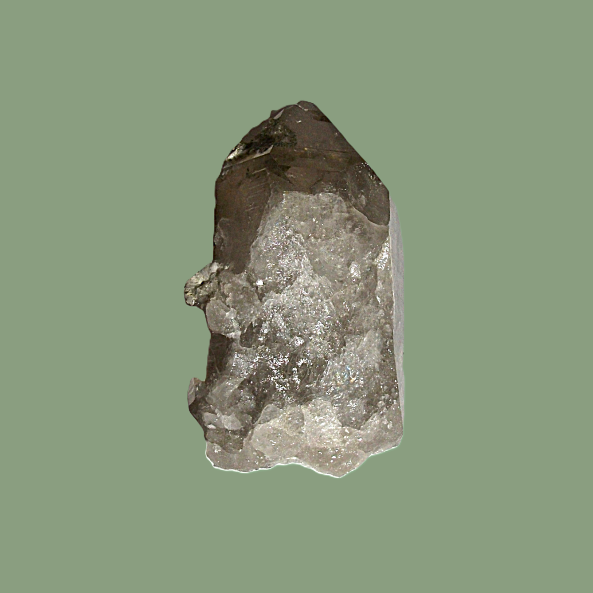 Quartz Fumé Habitus « Daupiné » & Adulaire – Massif de Chamonix