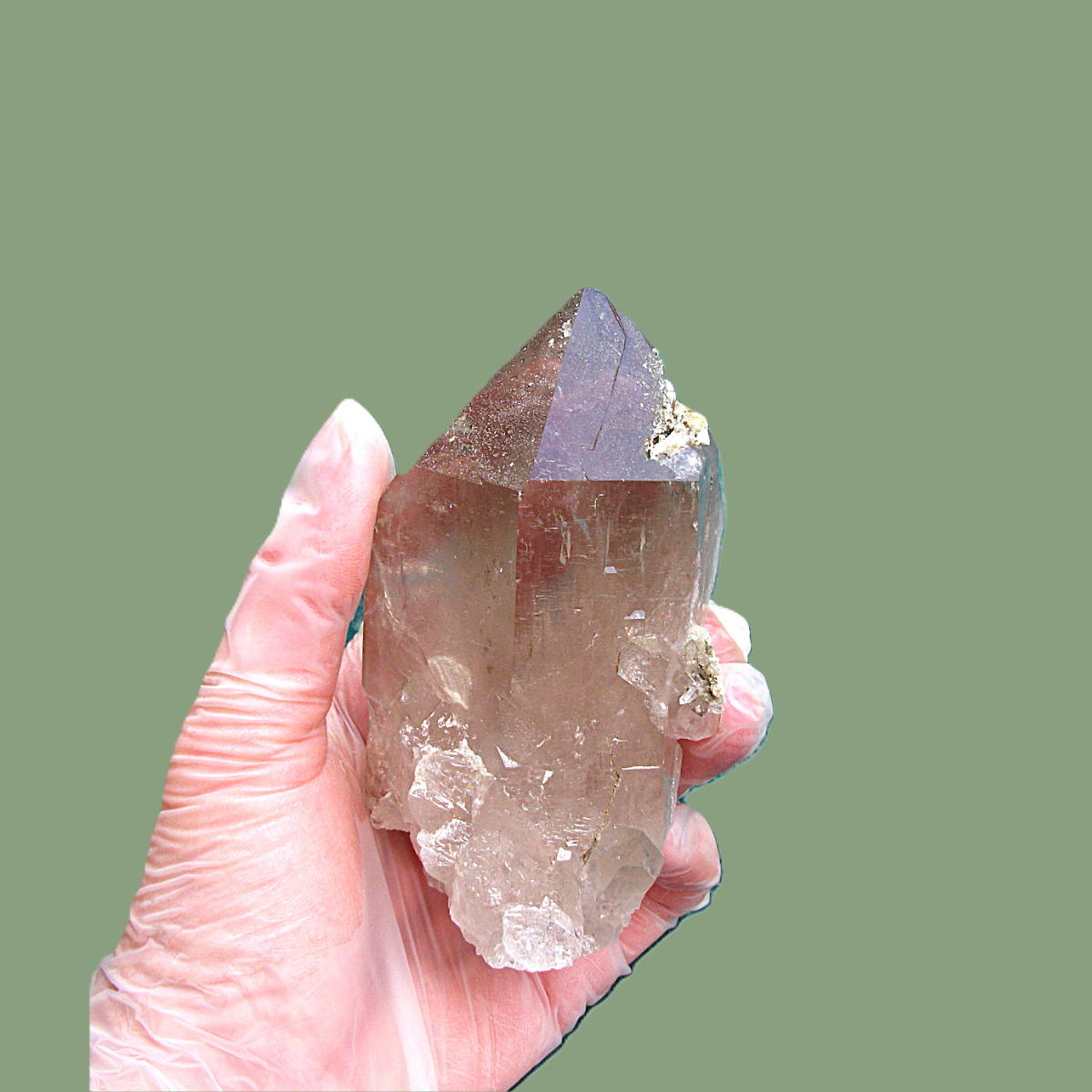 Quartz Fumé Habitus « Daupiné » & Adulaire – Massif de Chamonix