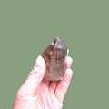 Quartz Fumé Biterminé Fenesté à Irisations – Massif de Chamonix