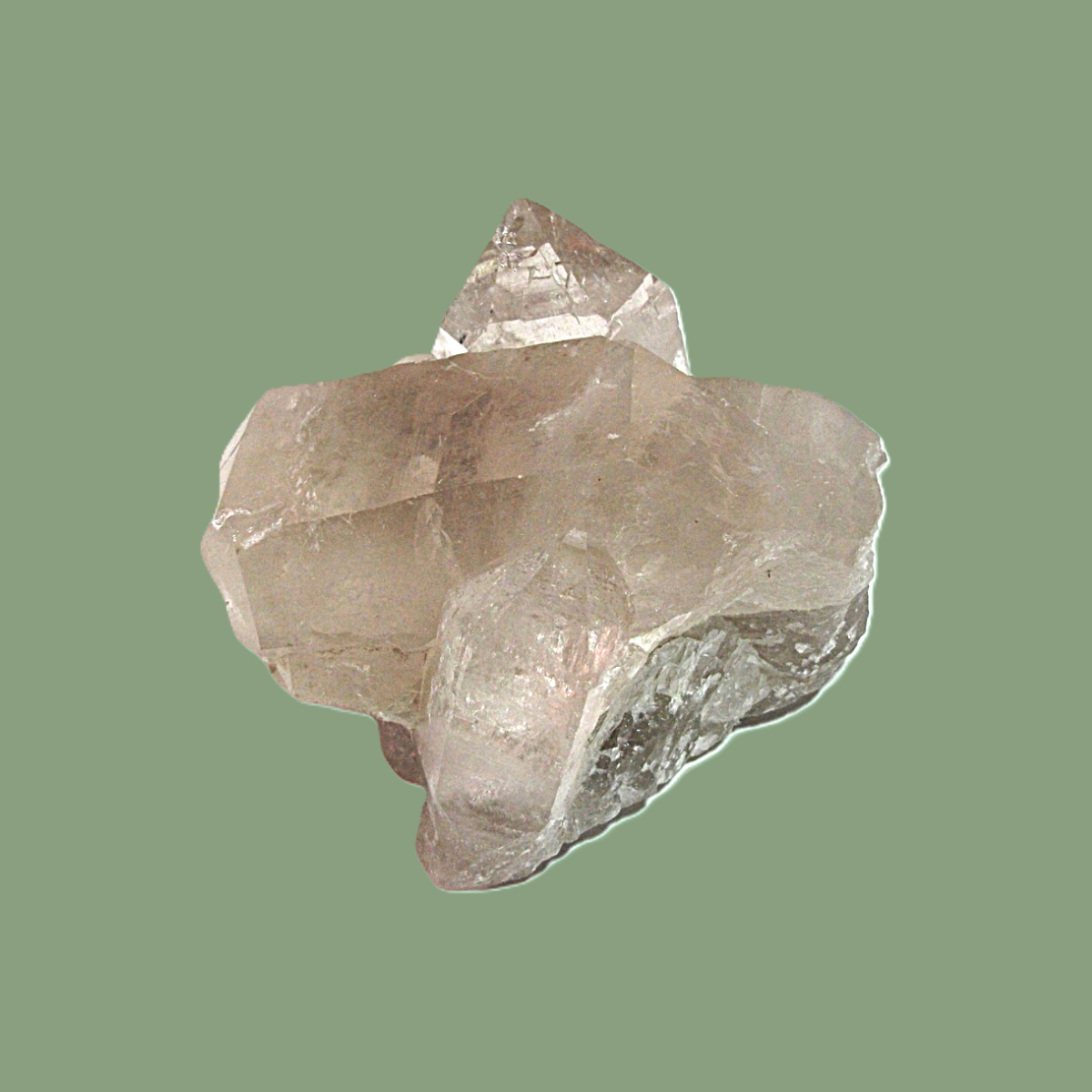 Quartz Fumé « Cathédrale » – Massif du Mont-Blanc