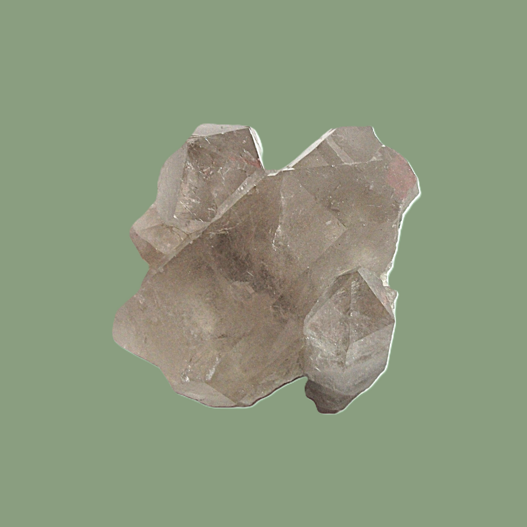 Quartz Fumé « Cathédrale » – Massif du Mont-Blanc