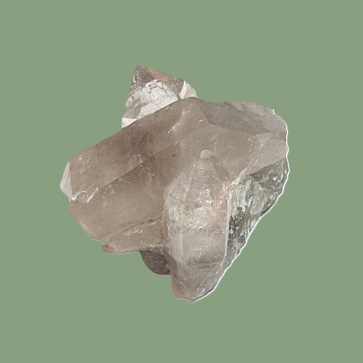 Quartz Fumé « Cathédrale » – Massif du Mont-Blanc