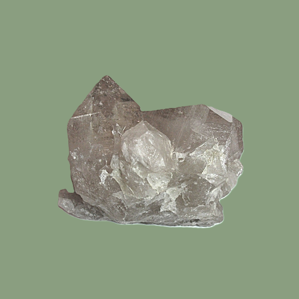Quartz Fumé « Cathédrale » – Massif du Mont-Blanc