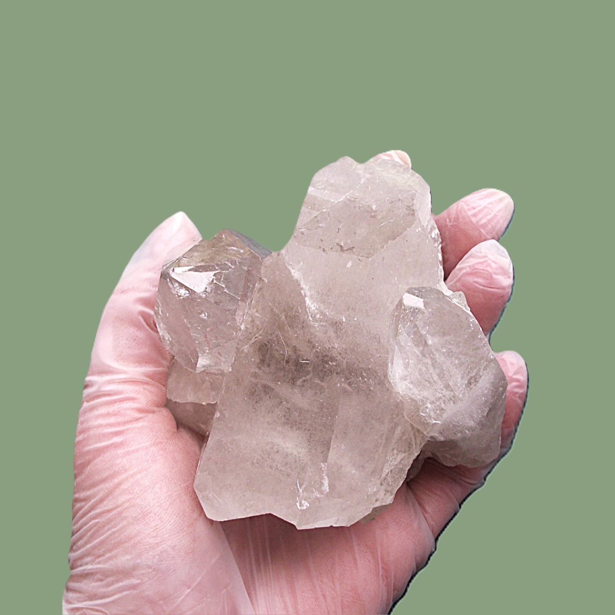 Quartz Fumé « Cathédrale » – Massif du Mont-Blanc