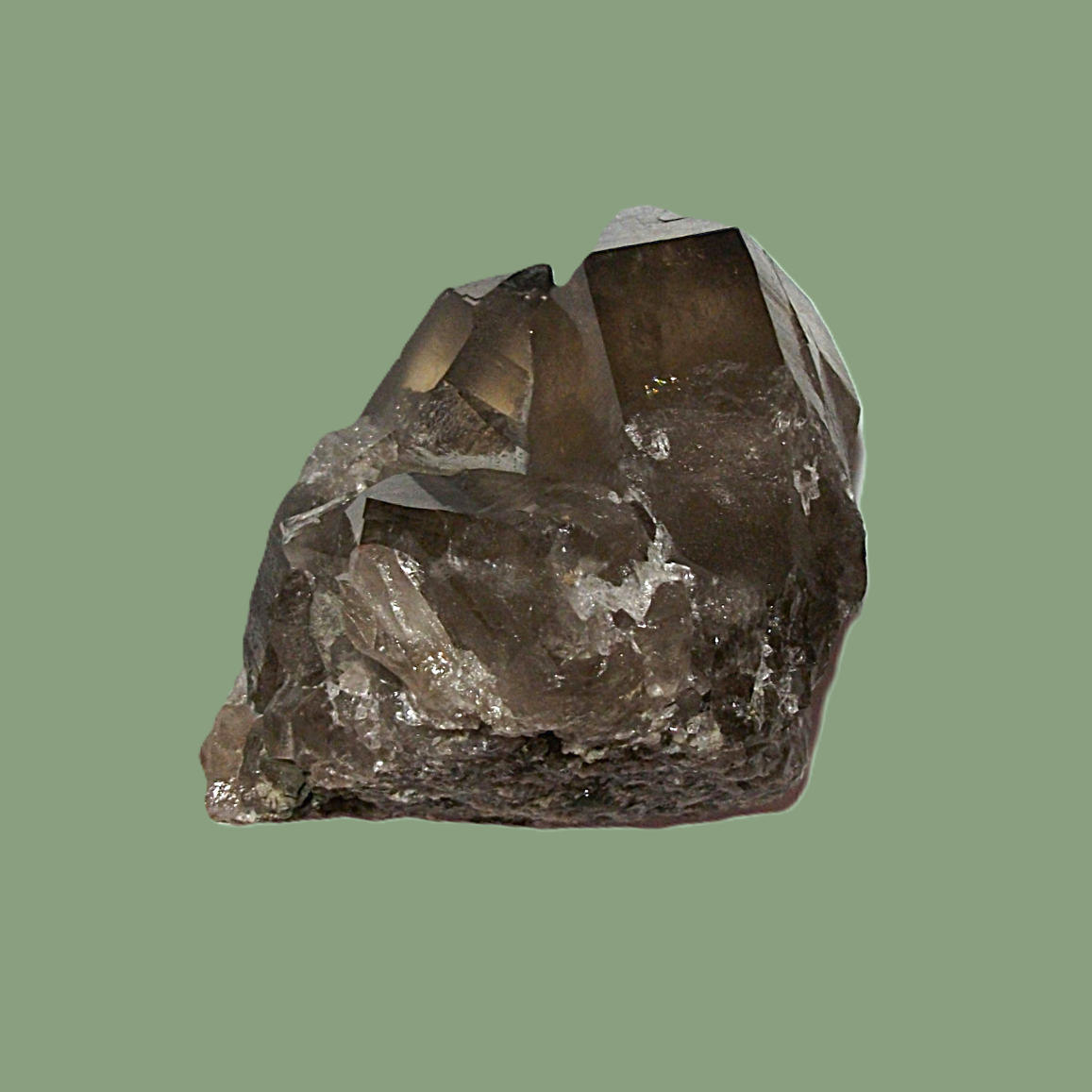 Quartz Fumé Habitus « Tessin » – Massif du Mont-Blanc
