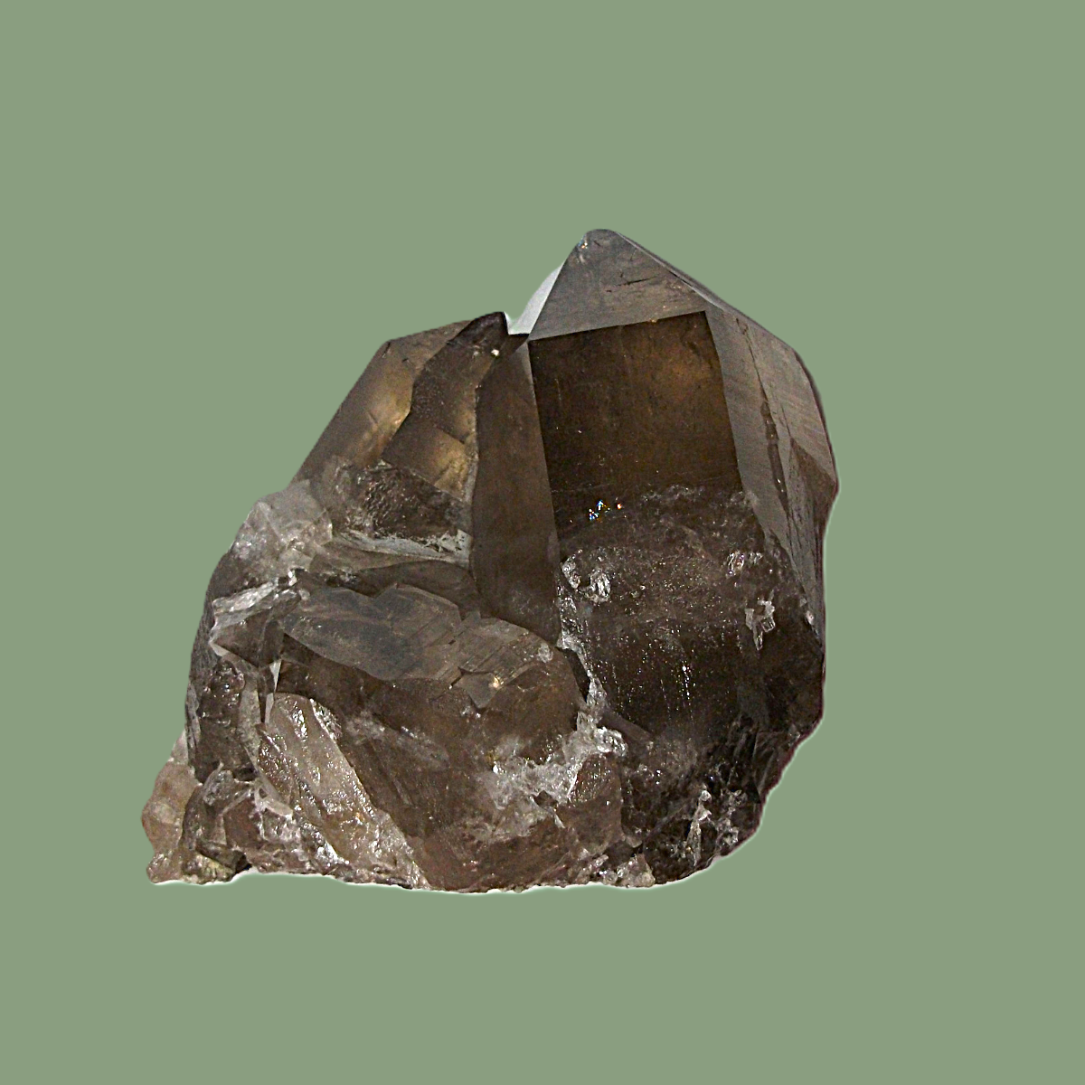 Quartz Fumé Habitus « Tessin » – Massif du Mont-Blanc