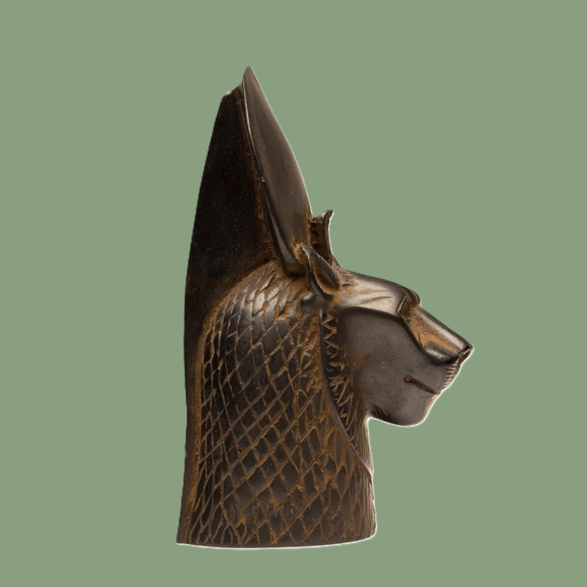 Buste de Sekhmet Noir – Déesse Égyptienne