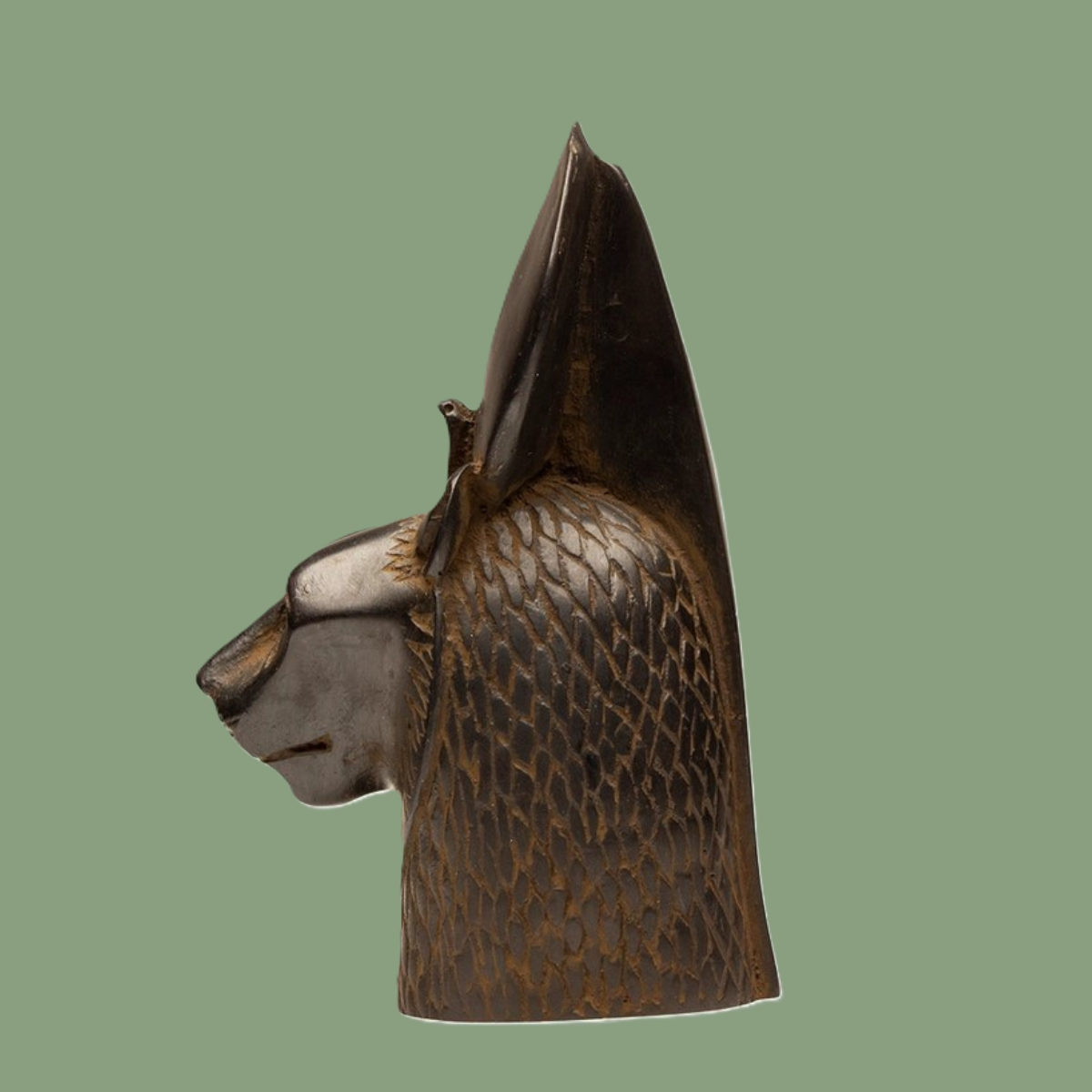 Buste de Sekhmet Noir – Déesse Égyptienne