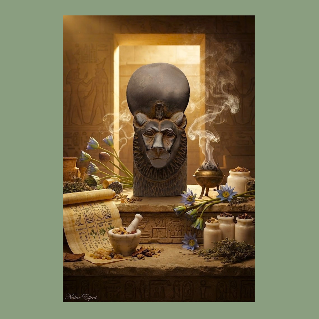 Buste de Sekhmet Noir – Déesse Égyptienne